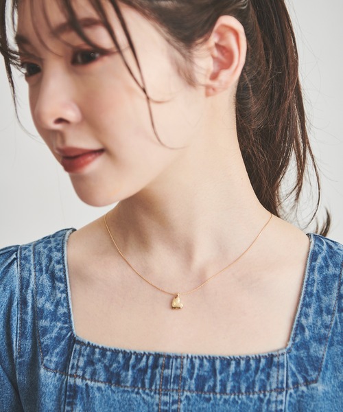 31 Sons de mode(トランテアン ソン ドゥ モード)の「ハートネックレス(ネックレス・レディース・ゴールド・フリー)」の3枚目の写真