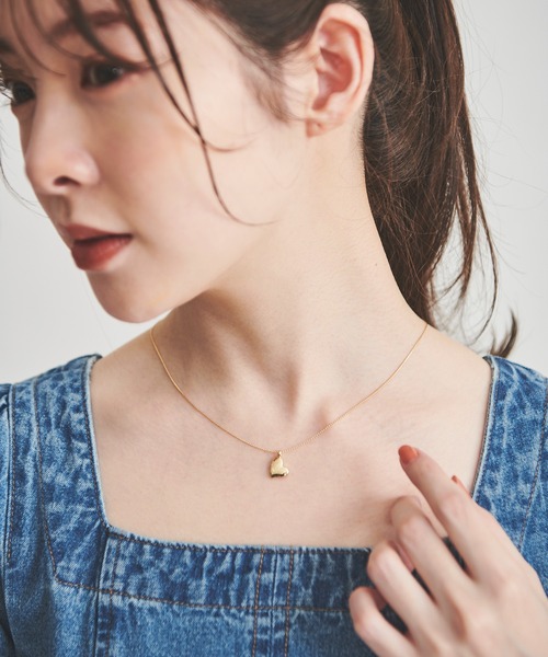 31 Sons de mode(トランテアン ソン ドゥ モード)の「ハートネックレス(ネックレス・レディース・ゴールド・フリー)」の4枚目の写真