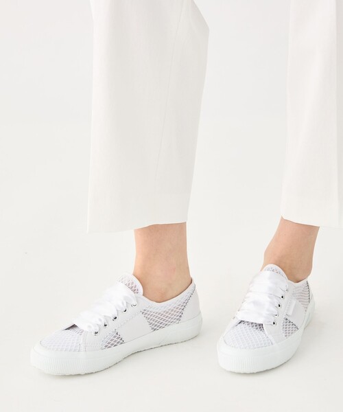 TOMORROWLAND （トゥモローランド）の「■■■受注生産予約品番のため【受注生産】PELLICO×SUPERGA メッシュ 限定スニーカー 2.0cm WHITE（スニーカー・レディース・ホワイト・41/40/39/38/37/36/35）」の14枚目の写真