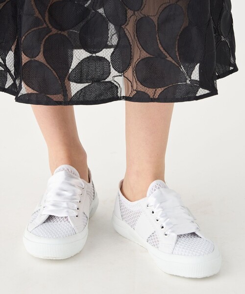 TOMORROWLAND （トゥモローランド）の「■■■受注生産予約品番のため【受注生産】PELLICO×SUPERGA メッシュ 限定スニーカー 2.0cm WHITE（スニーカー・レディース・ホワイト・41/40/39/38/37/36/35）」の10枚目の写真