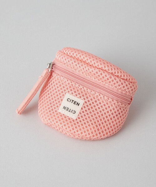 CITEN（シテン）の「＜CITEN＞メッシュ リストポーチ（ポーチ・レディース・ブラック/ホワイト/オレンジ/ケリーグリーン/ロイヤルブルー/ライトブルー/ライトピンク・FREE）」の6枚目の写真
