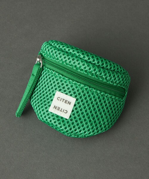 CITEN（シテン）の「＜CITEN＞メッシュ リストポーチ（ポーチ・レディース・ブラック/ホワイト/オレンジ/ケリーグリーン/ロイヤルブルー/ライトブルー/ライトピンク・FREE）」の3枚目の写真