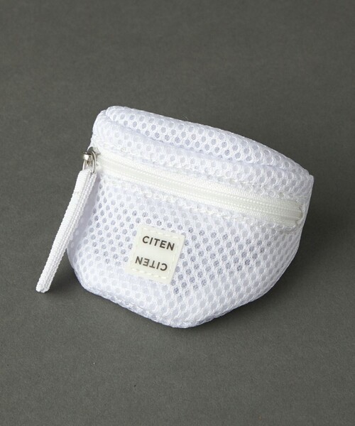 CITEN（シテン）の「＜CITEN＞メッシュ リストポーチ（ポーチ・レディース・ブラック/ホワイト/オレンジ/ケリーグリーン/ロイヤルブルー/ライトブルー/ライトピンク・FREE）」の9枚目の写真
