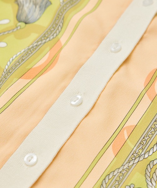 ROPE'（ロペ）の「【洗える】ヴィンテージスカーフプリントカーディガン【セットアップ対応】（カーディガン/ボレロ・レディース・ネイビー/オフホワイト・FREE）」の16枚目の写真