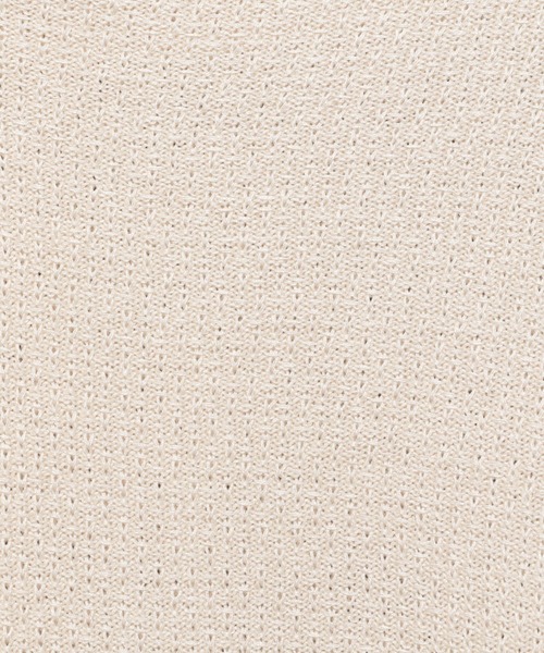 mysty woman(ミスティウーマン)の「ボリュームスリーブカノコ編みプルオーバー 108220(Tシャツ/カットソー・レディース・チャコールグレー/イエロー/アイボリー・FREE)」の17枚目の写真