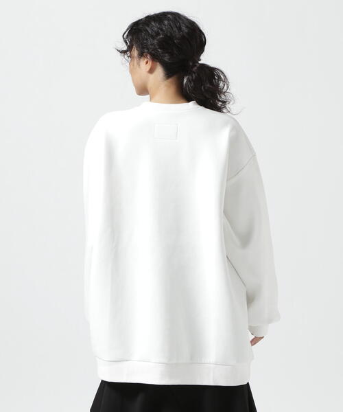 AULA(アウラ)の「AULA/アウラ/Smocking Pullover(スウェット・レディース・ホワイト/ブラック・F)」の11枚目の写真