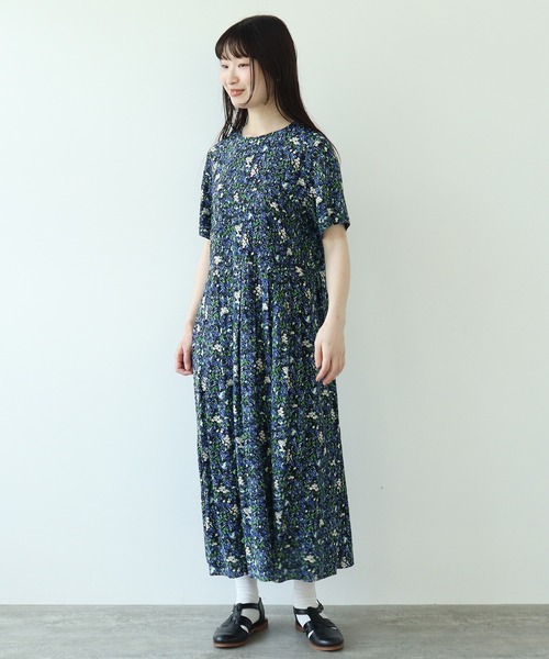 bulle de savon（ビュルデサボン）の「アリッサム プリント ワンピース