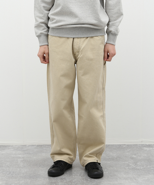 リーバイス シルバータブ バギー カーペンター デニム ベージュ Levi's シルバータブ バギー カーペンター デニム ベージュ 0002