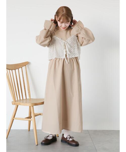 ehka sopo（エヘカソポ）の「リボンストラップシューズ（その他シューズ・レディース・ブラック/ブラウン/キナリ・L/M）」の14枚目の写真