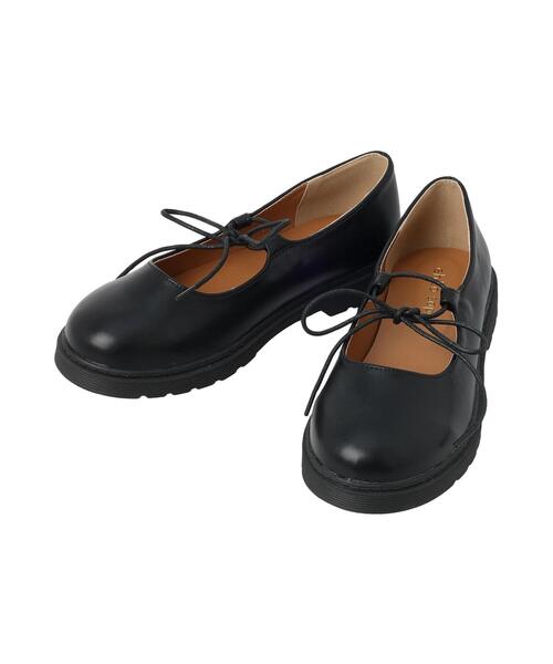 ehka sopo（エヘカソポ）の「リボンストラップシューズ（その他シューズ・レディース・ブラック/ブラウン/キナリ・L/M）」の10枚目の写真