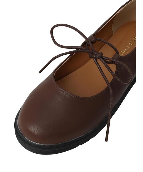 ehka sopo（エヘカソポ）の「リボンストラップシューズ（その他シューズ・レディース・ブラック/ブラウン/キナリ・L/M）」の21枚目の写真