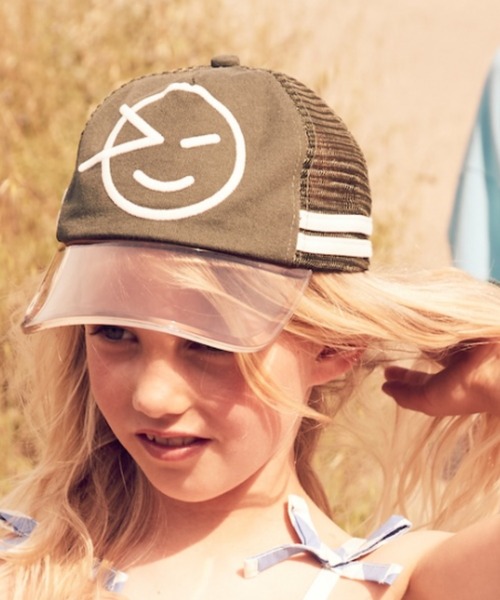 Wynken（ウィンケン）の「Wynken / ウィンクマークスケルトンキャップ（ハット・キッズ・カーキ/キナリ・54-56cm/50-53cm）」の2枚目の写真