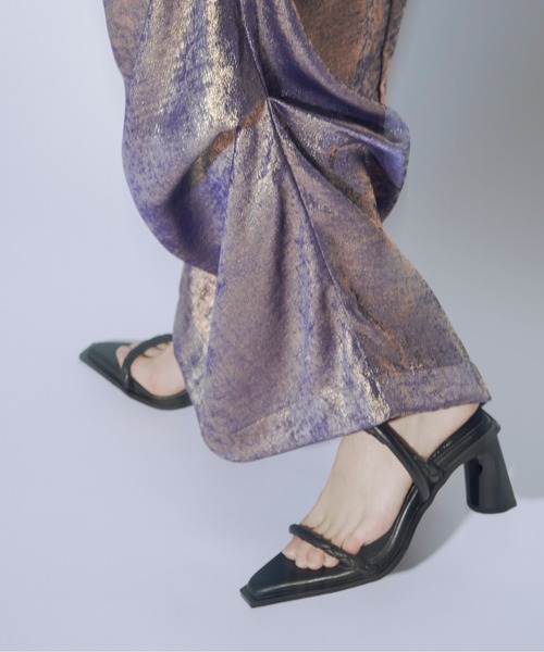 Ezick（エジック）の「Drape tack 箔プリントスカート（スカート・レディース・シルバー/ゴールド/その他・FREE）」の16枚目の写真