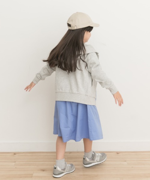 URBAN RESEARCH DOORS（アーバンリサーチドアーズ）の「裏毛ジップパーカー(KIDS)（パーカー・キッズ・グレー/ブルー・135/120/105）」の8枚目の写真