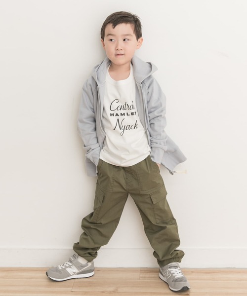 URBAN RESEARCH DOORS（アーバンリサーチドアーズ）の「裏毛ジップパーカー(KIDS)（パーカー・キッズ・グレー/ブルー・135/120/105）」の11枚目の写真