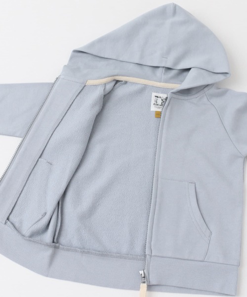 URBAN RESEARCH DOORS（アーバンリサーチドアーズ）の「裏毛ジップパーカー(KIDS)（パーカー・キッズ・グレー/ブルー・135/120/105）」の17枚目の写真