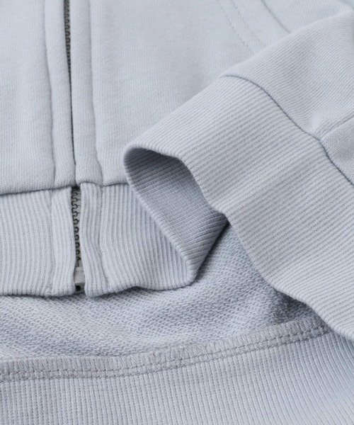 URBAN RESEARCH DOORS（アーバンリサーチドアーズ）の「裏毛ジップパーカー(KIDS)（パーカー・キッズ・グレー/ブルー・135/120/105）」の19枚目の写真