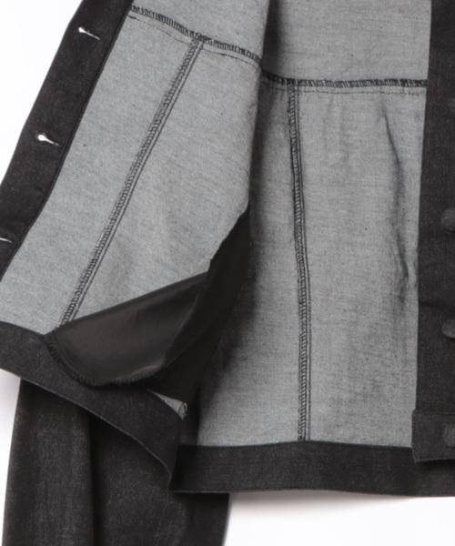 Honey Cinnamon（ハニーシナモン）の「くるみボタンフリルGジャン（その他アウター・レディース・インディゴブルー/ブラック・FREE）」の16枚目の写真