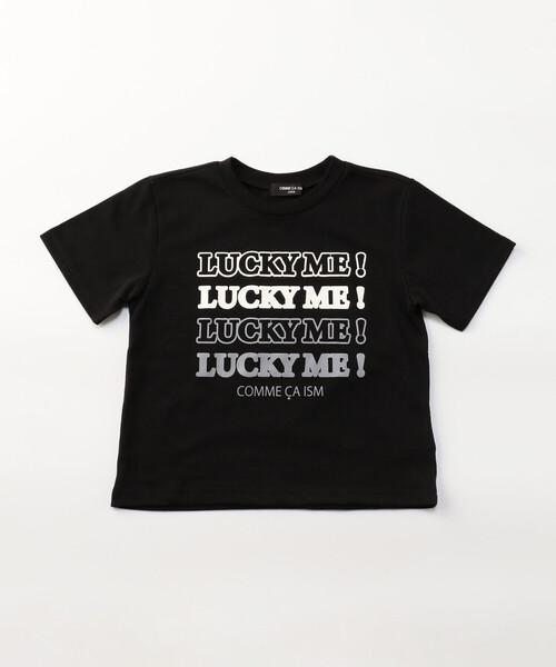 COMME CA ISM（コムサイズム）の「グラフィックプリント 半袖Tシャツ（Tシャツ/カットソー・キッズ・ブラック/ライラック/ホワイト×ネイビー/オートミール/ネイビー×ホワイト/ミント・100cm/110cm/120cm/130cm/140cm/150cm）」の2枚目の写真