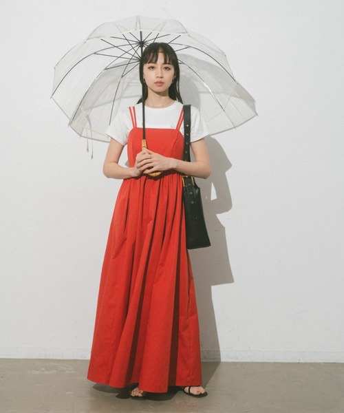 VANNIE U(ヴァニーユー)の「バンブークリアアンブレラ(長傘・レディース・グレー/ブラウン/ホワイト・FREE)」の8枚目の写真