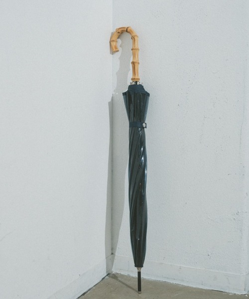 VANNIE U(ヴァニーユー)の「バンブークリアアンブレラ(長傘・レディース・グレー/ブラウン/ホワイト・FREE)」の16枚目の写真