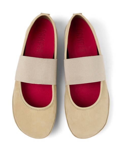 CAMPER（カンペール）の「[カンペール] RIGHT NINA / フラットシューズ（バレエシューズ・レディース・キャメル・25.5cm/25.0cm/23.5cm/23.0cm/24.0cm/22.5cm）」の4枚目の写真