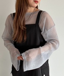 ラメチュールシアートップス【ZOZOTOWN限定アイテム】