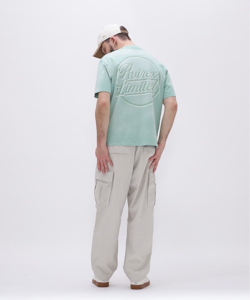 AVIREX（アヴィレックス）の「DISCHARGE POCKET T-SHIRT / ディスチャージ ポケット Tシャツ / AVIREX / アヴィレックス（Tシャツ/カットソー・メンズ・レッド/ミント/チャコールグレー・XX-LARGE/X-LARGE/LARGE/MEDIUM/2XL/XL/L/M）」の8枚目の写真