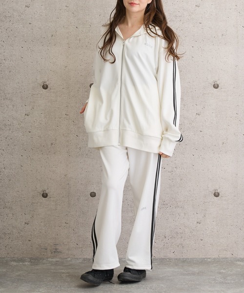 NORA(ノラ)の「NORA/ノラ/ジャージラインパンツ(その他パンツ・レディース・ホワイト/グレー系その他3/チャコールグレー・M/L/XL)」の20枚目の写真