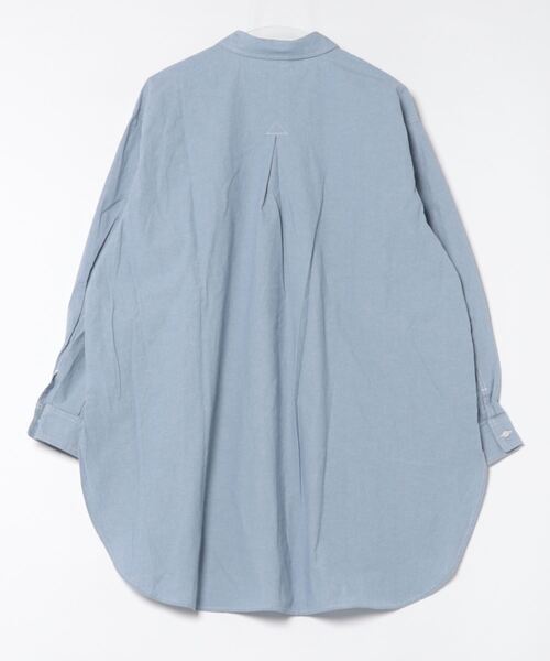 BACK NUMBER(バックナンバー)の「【BACK NUMBER】ビッグシルエット長袖シャツ(シャツ/ブラウス・レディース・ブルー/ネイビー/キナリ/グリーン・フリー)」の5枚目の写真