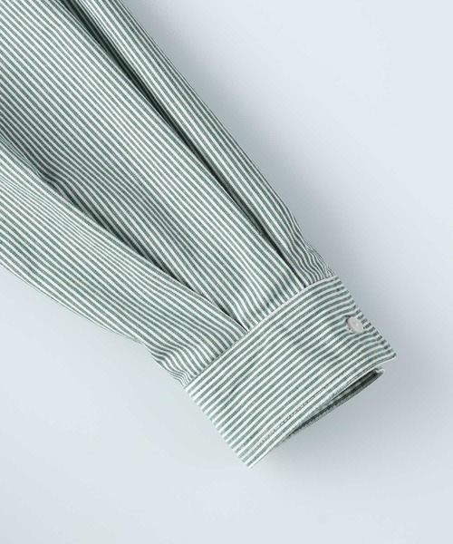 BACK NUMBER(バックナンバー)の「【BACK NUMBER】ビッグシルエット長袖シャツ(シャツ/ブラウス・レディース・ブルー/ネイビー/キナリ/グリーン・フリー)」の15枚目の写真