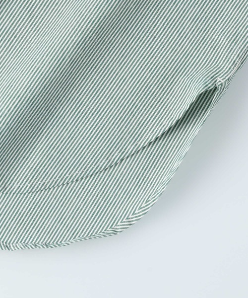 BACK NUMBER(バックナンバー)の「【BACK NUMBER】ビッグシルエット長袖シャツ(シャツ/ブラウス・レディース・ブルー/ネイビー/キナリ/グリーン・フリー)」の16枚目の写真