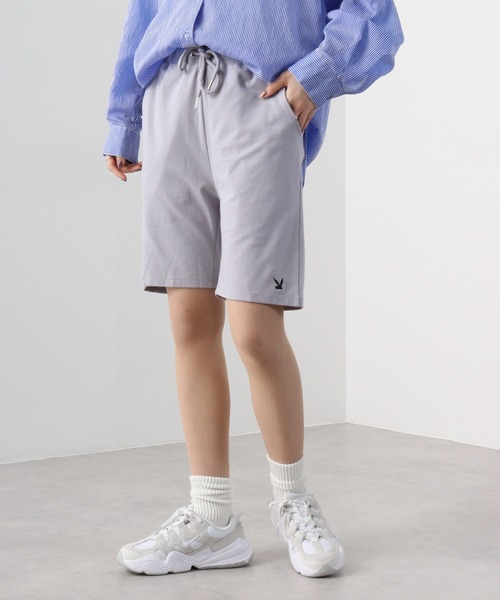 PLAYBOY（プレイボーイ）の「PLAYBOYハーフパンツ（その他パンツ・メンズ・グレー/ブラック・XL/L/M）」の10枚目の写真