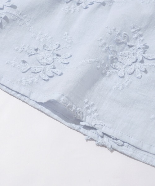 flower（フラワー）の「ボタニカルイーエムビーブラウス（シャツ/ブラウス・レディース・ホワイト/ピンク/ブルー・FREE）」の14枚目の写真