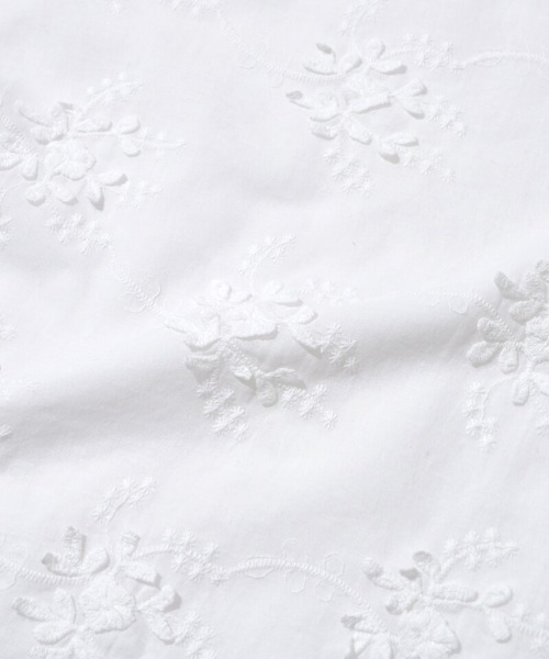 flower（フラワー）の「ボタニカルイーエムビーブラウス（シャツ/ブラウス・レディース・ホワイト/ピンク/ブルー・FREE）」の8枚目の写真