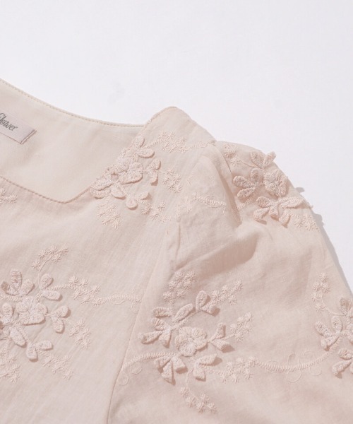 flower（フラワー）の「ボタニカルイーエムビーブラウス（シャツ/ブラウス・レディース・ホワイト/ピンク/ブルー・FREE）」の10枚目の写真