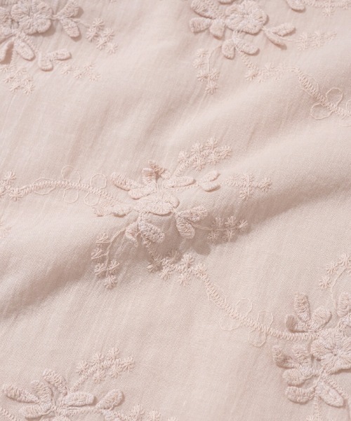 flower（フラワー）の「ボタニカルイーエムビーブラウス（シャツ/ブラウス・レディース・ホワイト/ピンク/ブルー・FREE）」の13枚目の写真