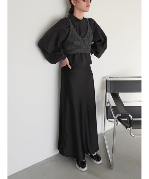 ENCIRCLE（エンサークル）の「【ENCIRCLE/エンサークル】Veronica/ベロニカ（ブラウス）（シャツ/ブラウス・レディース・ホワイト/ブラック・FREE）」の19枚目の写真