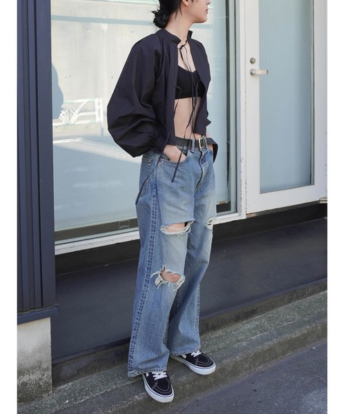 ENCIRCLE（エンサークル）の「【ENCIRCLE/エンサークル】Veronica/ベロニカ（ブラウス）（シャツ/ブラウス・レディース・ホワイト/ブラック・FREE）」の21枚目の写真