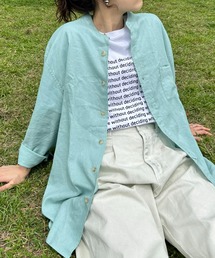 CIAOPANIC TYPY | リネンレーヨンバンドカラーシャツ(シャツ/ブラウス)