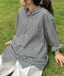 CIAOPANIC TYPY | リネンレーヨンバンドカラーシャツ(シャツ/ブラウス)