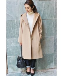 IENA | アンゴラビーバー フーデッドコート◆(その他アウター)