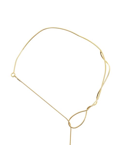 LAGUNAMOON（ラグナムーン）の「カーブフォルムパールネックレス（ネックレス・レディース・ゴールド/シルバー・FREE）」の5枚目の写真