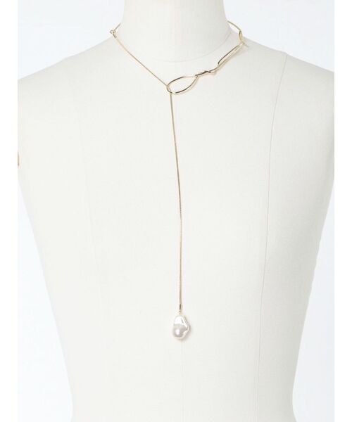 LAGUNAMOON（ラグナムーン）の「カーブフォルムパールネックレス（ネックレス・レディース・ゴールド/シルバー・FREE）」の11枚目の写真