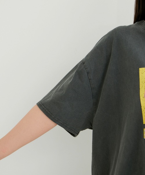 VIS（ビス）の「90’SヴィンテージライクツアーTシャツ（Tシャツ/カットソー・レディース・チャコールグレー/ホワイト・FREE）」の13枚目の写真