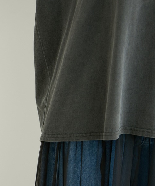 VIS（ビス）の「90’SヴィンテージライクツアーTシャツ（Tシャツ/カットソー・レディース・チャコールグレー/ホワイト・FREE）」の14枚目の写真