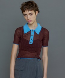 Knit Polo Shirt/ニットポロシャツ