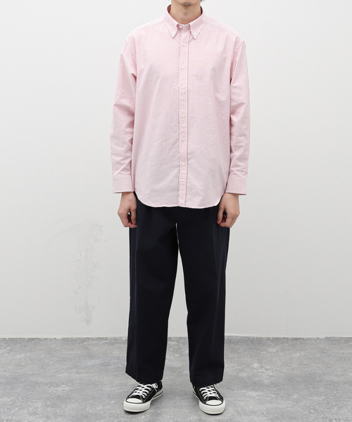 IKE BEHAR アイクベーハー オックスフォードBDシャツ S 未使用超美品 USA製 IKE BEHAR ⁄ アイクベーハーBD OXFORD