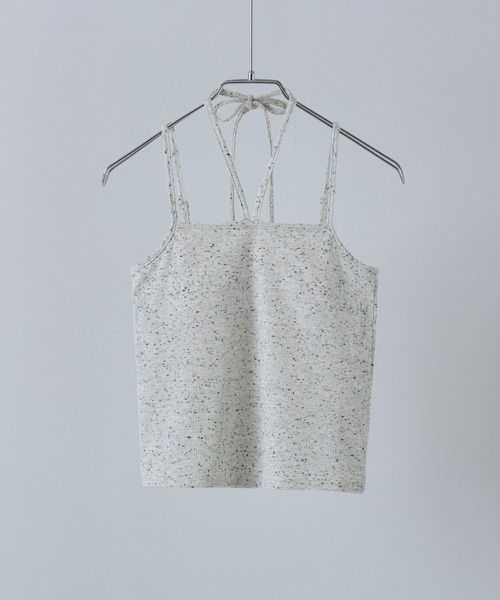 etoll.（エトル）の「カップインホルターネックキャミソール（キャミソール・レディース・ホワイト系その他/モカ/オートミール/サンドベージュ/ブラック/オフホワイト・M）」の13枚目の写真