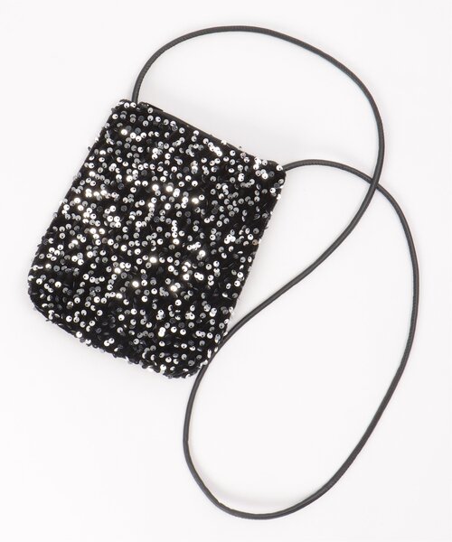 VENCEEXCHANGE（ヴァンスエクスチェンジ）の「スパンコールフラットショルダーバッグ（ショルダーバッグ・レディース・ブラウン/その他2/シルバー/ブラック・FREE）」の6枚目の写真